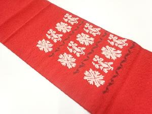 花模様織出し名古屋帯